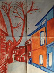 Red House Winter in Bergen - PS1